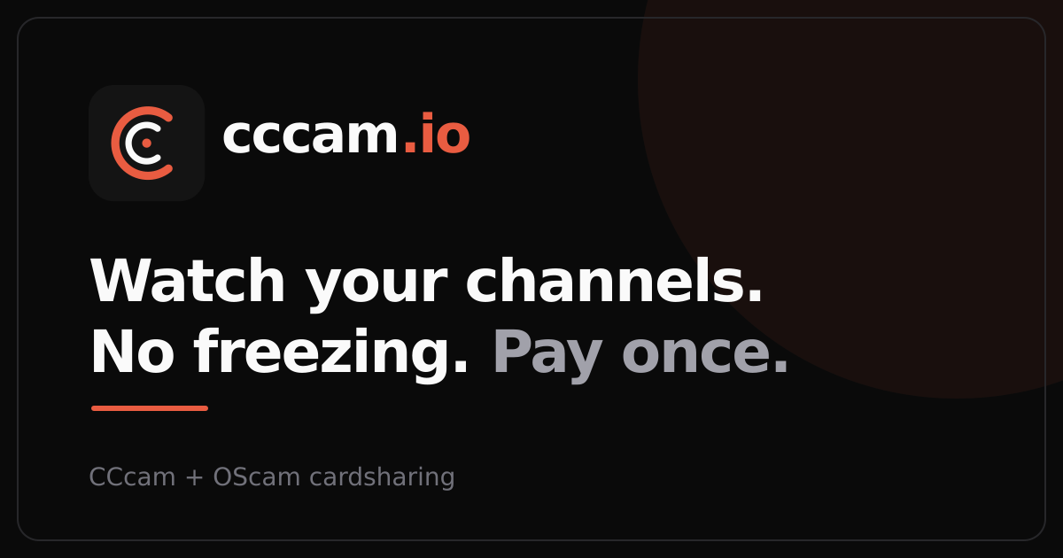 Free CCcam & OScam tools - testers and generators | cccam.io